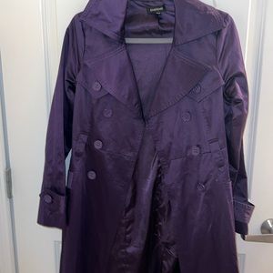 Bebe satin trenchcoat